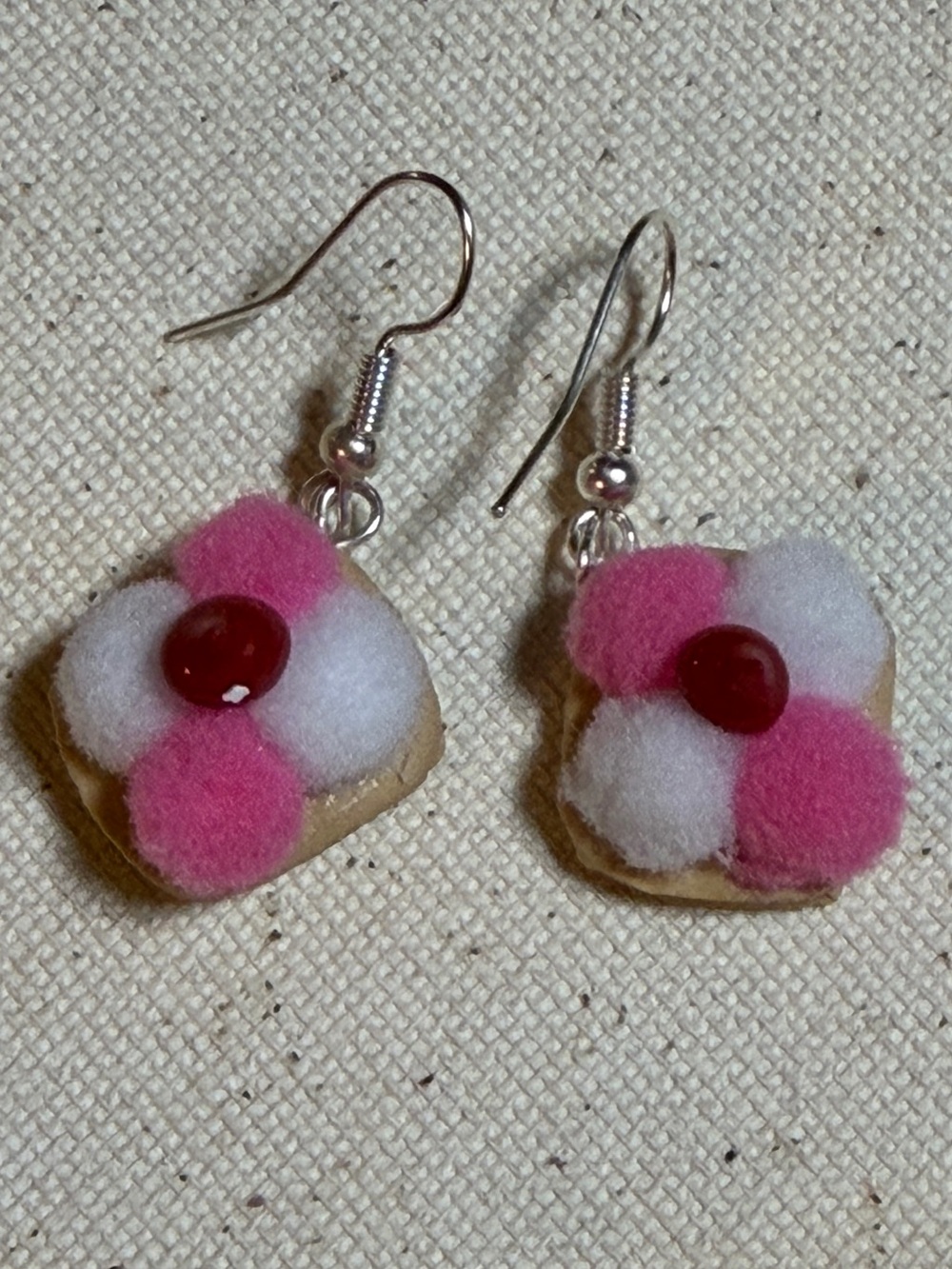 Cookie Earrings - fuzzy